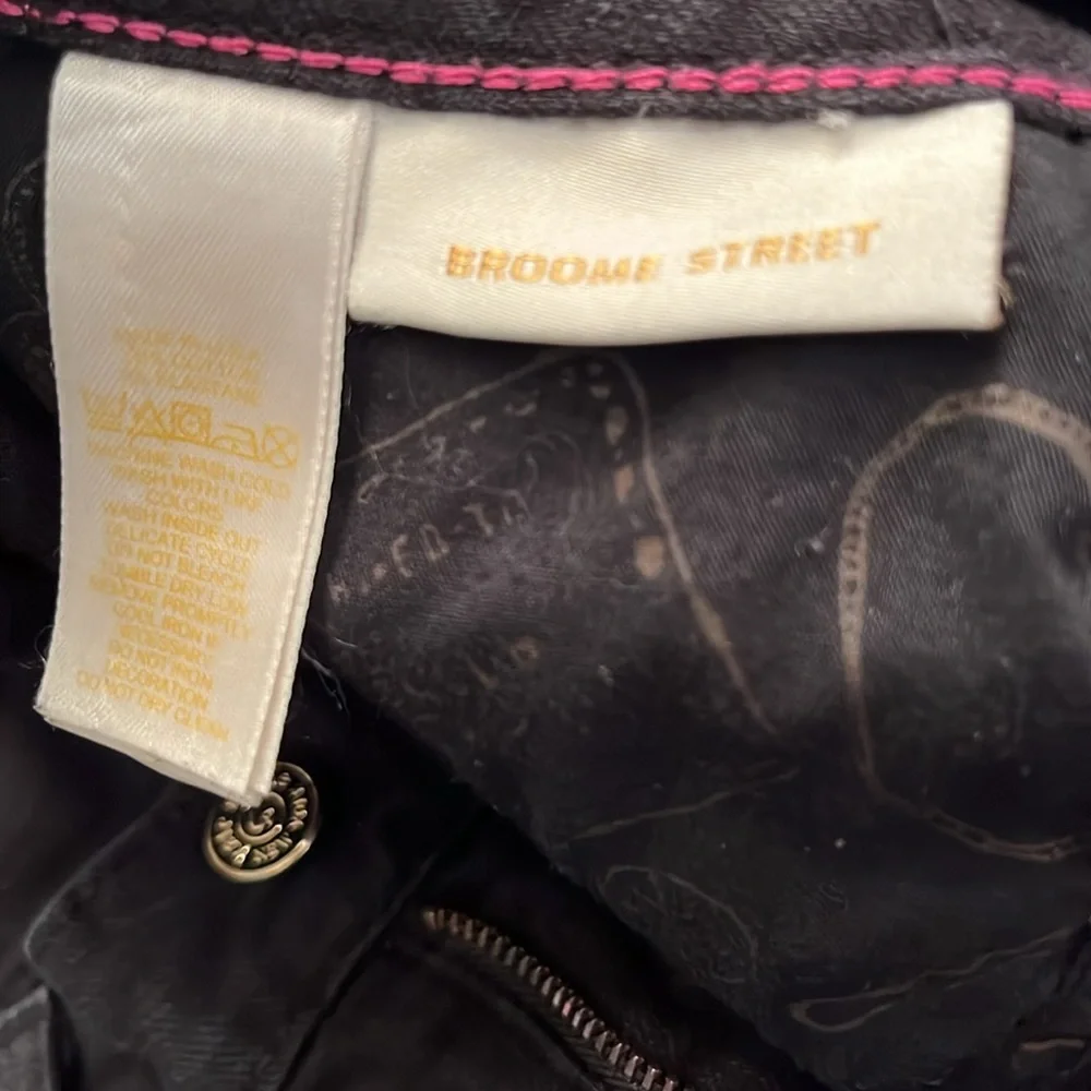 Kate Spade Women's Broome Street Black Mid Rise Jeans Sz‎ 29 Stretch